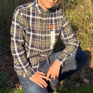 St John’s Bay Men’s Flannel Button Up Shirt